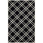 Tapis Mati tufté à la main Laine - Noir - 160 x 230 cm