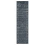 Tapis Maxime Vintage Fibres synthétiques - Bleu pétrole / Gris - 67 x 240 cm