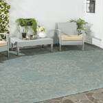 Tapis Mirabelle Fibres synthétiques - Vert menthe / Blanc crème - 90 x 150 cm