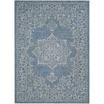 Tapis Mirabelle Fibres synthétiques - Bleu / Blanc - 160 x 230 cm