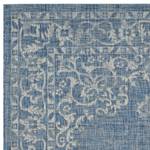 In & Outdoor Teppich Mirabelle Kunstfaser - Blau / Weiß - 243 x 304 cm