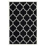 Tapis Morton Noir / Crème - 153 x 244 cm - 160 x 230 cm