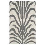 Tapis Nahlava Laine - Crème / Gris - 90 x 150 cm