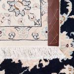 Tapis Naîn Scherkat Bleu roi Pure laine vierge 120 cm x 200