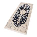 Tapis Naîn Scherkat Bleu roi Pure laine vierge