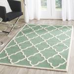 Tapis Noelle tufté à la main Laine - Vert menthe - 160 x 230 cm