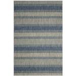 Tapis Odessa Fibres synthétiques - Gris / Bleu - 160 x 230 cm