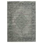 Tapis Olivia Fibres synthétiques - Gris / Baies - 243 x 182 cm