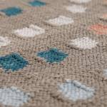 Tapis Opus (tissé à la main) Coton - Sable / Multicolore - Ø 150 cm