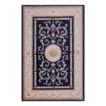 Tapis oriental tissé Bleu - Fibre speciale synthétique fine - 160 cm x 230 cm