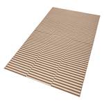 Teppich Panel Kunstfaser - Braun / Creme - 120 x 170 cm