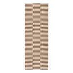 Tapijt Panel kunstvezels - Bruin/crèmekleurig - 80x300cm