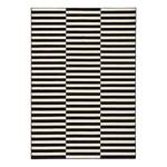 Tapis Panel Fibres synthétiques - Noir / Crème - 120 x 170 cm