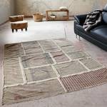 Teppich Patches Baumwolle - Beige - 140 x 200 cm