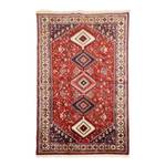 Tapis persan Yalameh Felder Rouge - Pure laine vierge - 150 cm x 200 cm