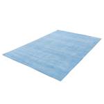 Teppich Powder Uni (handgetuftet) Kunstfaser - Himmelblau - 140 x 200 cm