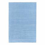 Teppich Powder Uni (handgetuftet) Kunstfaser - Himmelblau - 140 x 200 cm