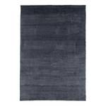 Tapis Powder Uni (tufté à la main) Fibres synthétiques - Anthracite - 140 x 200 cm