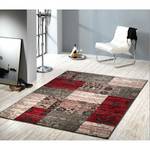 Tapis Prime Pile Billy Jean Gris / Rouge - 160 x 230 cm