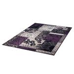 Tapis Prime Pile Line Noir / Violet - 60 x 110 cm