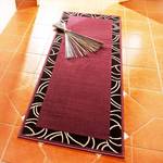 Tapis Prime Pile Bordüre Noir / Violet - 190 x 280 cm