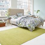 Laagpolig vloerkleed Rainbow Kelim handgeweven - katoen - Pistache groen - 130x190cm