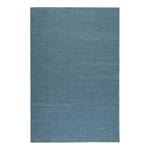 Tapis Rainbow Kelim Coton - Bleu pétrole - 130 x 190 cm