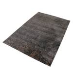 Tapis Relief Fibres synthétiques - Gris / Orange - 80 x 150 cm