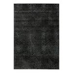 Tapis Relief Fibres synthétiques - Anthracite / Turquoise - 80 x 150 cm