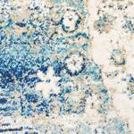 Teppich Sabile Kunstfaser - Blau / Beige - 133 x 190 cm
