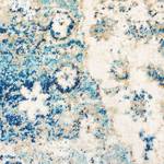 Tapijt Sabile kunstvezel - blauw/beige - 200 x 285 cm