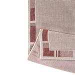 Tapis Saint Louis Fibre synthétique - Beige / Rouge