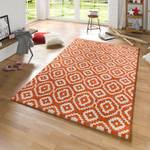 Tapis Skandi II Fibres synthétiques - Corail - 80 x 150 cm