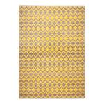 Tapis Smooth Comfort II Jute / Étoffe de coton - Jaune - 160 x 230 cm