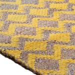Teppich Smooth Comfort II (handgewebt) Jute / Baumwollstoff - gelb - 160 x 230 cm