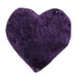 Tapis Soft Heart Violet - Dimensions : 100 x 100 cm