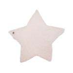 Teppich Soft Star Weiß - Maße: 100 x 100 cm