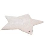 Tapijt Soft Star wit - maat: 100x100cm