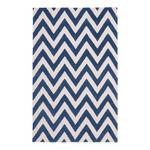 Teppich Stella Bleu / Blanc - 90 x 150 cm