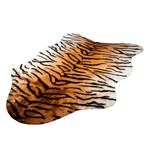 Tigerkunstfell Tambiga Kunstfaser - Beige / Schwarz - 110 x 150 cm