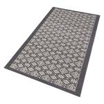 Tapis Tile Fibres synthétiques - Gris / Crème - 80 x 150 cm