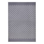 Tapis Twist Fibres synthétiques - Gris / Crème - 70 x 140 cm