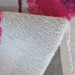 Teppich Verona I Kunstfaser - Weiß / Pink - 160 x 230 cm