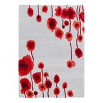Teppich Verona I Kunstfaser - Weiß / Rot - 160 x 230 cm