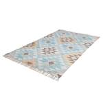 Vloerkleed Vintage Classic Kelim textielmix - Turquoise/bruin - 140x200cm