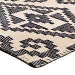 Teppich Vitage Kelim I (handgewebt) Mischgewebe - Beige / Schwarz - 140 x 200 cm