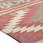 Teppich Vitage Kelim II (handgewebt) Mischgewebe - Rot / Creme - 140 x 200 cm