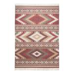 Teppich Vitage Kelim II (handgewebt) Mischgewebe - Rot / Creme - 160 x 230 cm