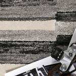 Teppich Wild Stripes Kunstfaser - Grau / Beige - 160 x 225 cm