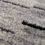 Tapis Wild Stripes Fibres synthétiques - Gris / Beige - 133 x 200 cm